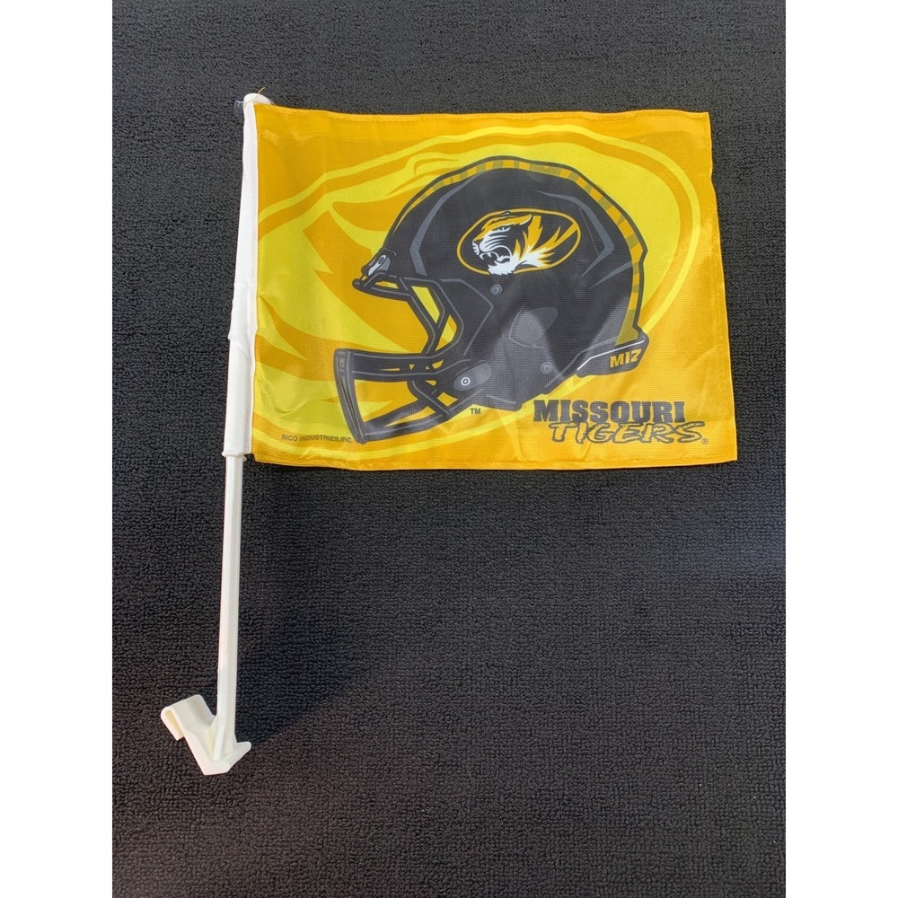 Missouri Tigers Football Car Window Flag‎ NCAA Rico Industries Team Spirit
